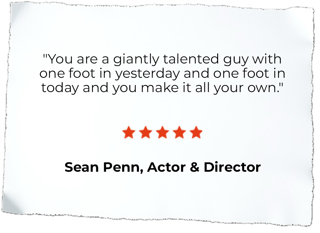 Quote about Frank Ferrante from Sean Penn