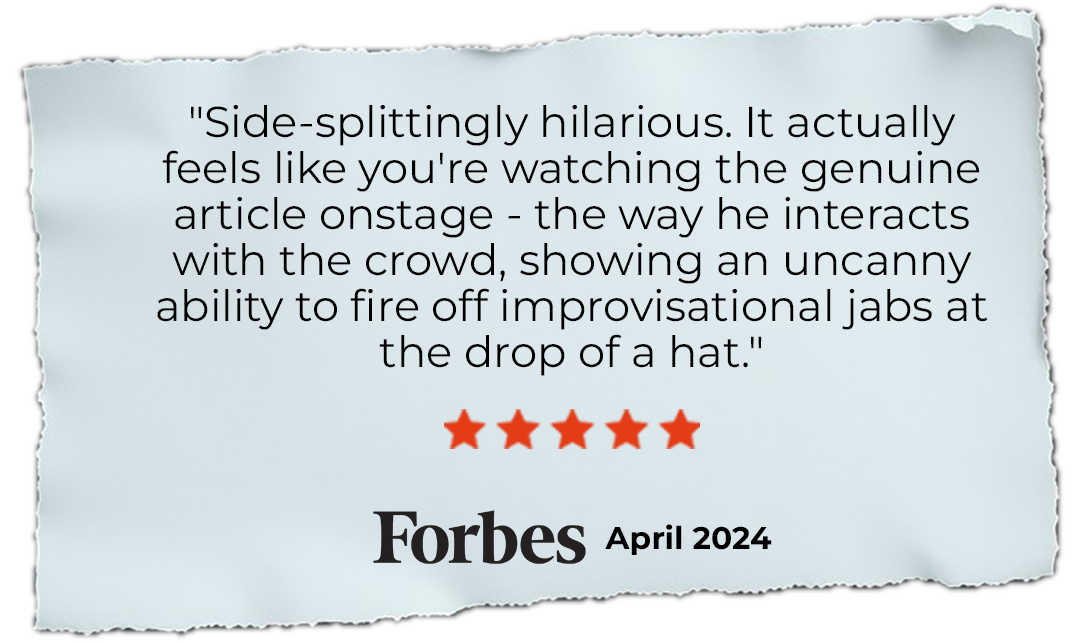 Quote about Frank Ferrante from Forbes magazine